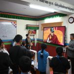 Education Kalon Tharlam Dolma Changra Inaugurates Tibetan Language Laboratory at Petoen School